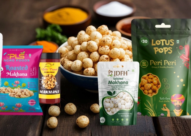 Makhana pouch design ideas